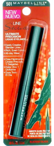 Delineador Líquido Maybelline Line Stiletto Negro Intenso