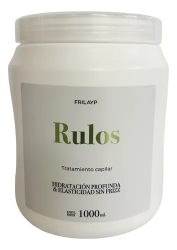 Mascara Capilar Rulos Frilayp X 1000ml Hidratacion Profunda