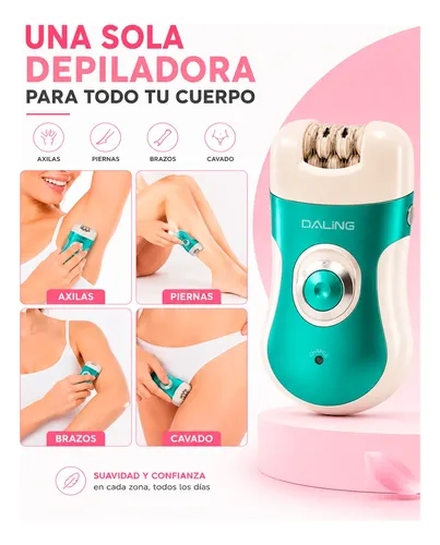 Máquina Depiladora Mujer 4 En 1 Portátil Recargable Usb