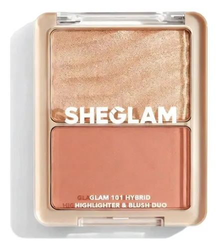 Sheglam Duo Glam De Iluminador Y Colorete Hibrido Tono Del Iluminador Vienna