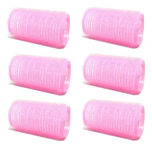 Paquete De 6 Rulos Para Cabello Con Agarre Automático: Cm