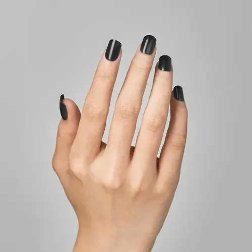 Uñas Postizas Kiss Impress Color Press-on Black 30 Unidades