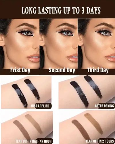 Gel Para Teñir Cejas Duatana 3 Colors Peel Off