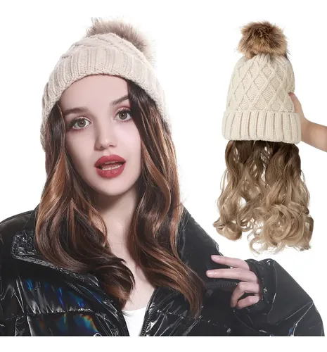 Pelugorra Gorra Con Extensión De Cabello Taurina Hw13/ Hw12 Tamaño De La Base Universal Tono Dark Brown/caramel Blonde 6h27