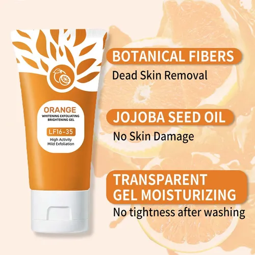 Gel Exfoliante Exfoliante De 50 G*2, Ilumina, Tensa Y