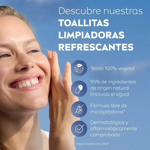 NIVEA Toallitas Desmaquillantes 3 en 1 25 unds