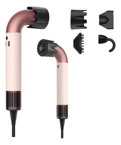 Secador De Pelo Super Sonico Profesional 1400w Rosa Veoquiero