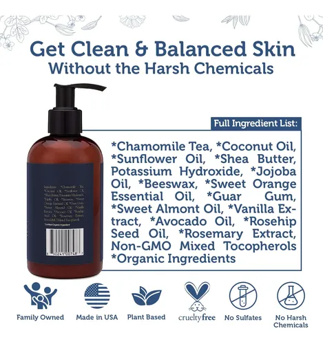 Gel De Baño Facial Y Corporal Era Organics Usda Organic Para