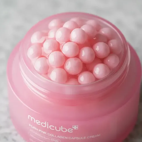 Medicube Salmon Dna Pdrn Pink Collagen Capsule Cream Coreano