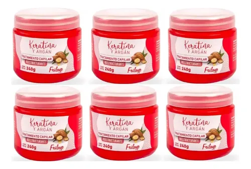 Frilayp Keratina Baño De Crema Nutritivo 240grs X6 Unidades.