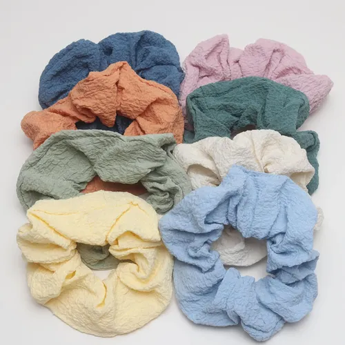 Coleteros De Tela Con Textura Suave, Cintas Multicolores Par