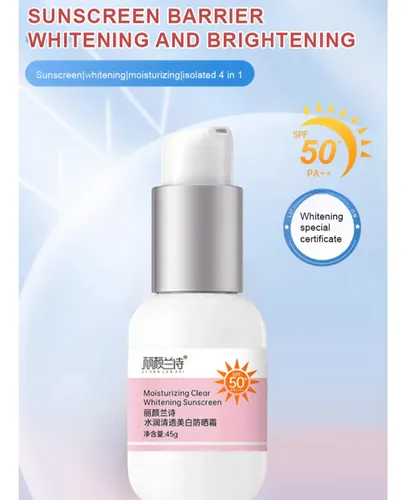 Protector Solar Blanqueador Corporal, Protección Uv, Crema P