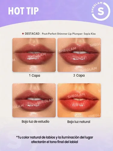 Rellenador De Labios Sheglam Pout-perfect – Gold Rush