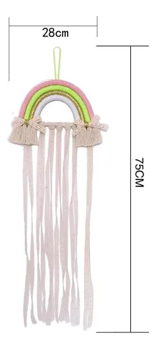 Soporte Para Pinzas De Pelo Rainbow Wall Fj A03 Para Niñas