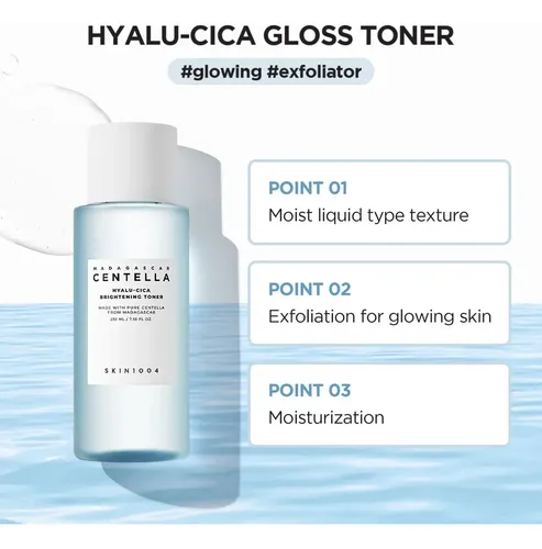 Tónico Exfoliante Iluminador Hyalu-cica 210ml Skin1004