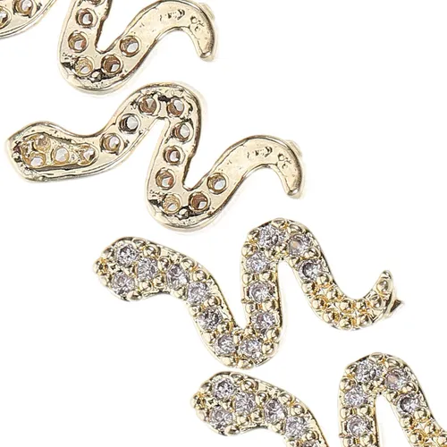 Studs Para Uñas Snake, Kit De 5 Piezas