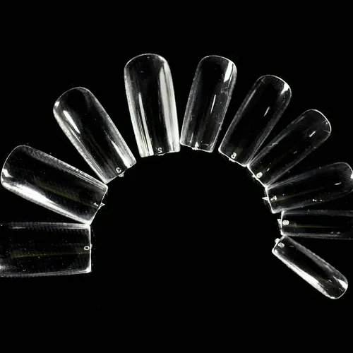 Tips Soft Gel Y Press On Paris Nightx500 Cuadradas Sin Limar
