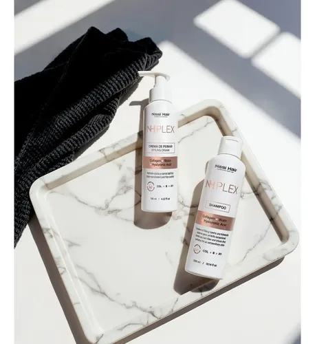 Protector Térmico Nissi Hair Nh Plex Colágeno Biotina Acido Hialuronico 125ml Formula profesional sin sulfatos sin parabenos Cruelty Free y con filtro Uv