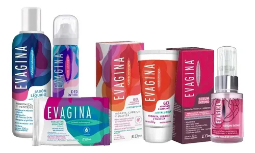Evagina Combo Full Jab Liquido, Toallitas, Deo, Gel Y Serum