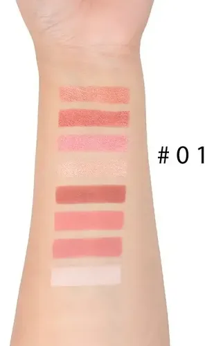 Paleta Sombras De Ojos Carnival Tonos Saniye  Maquillaje X8