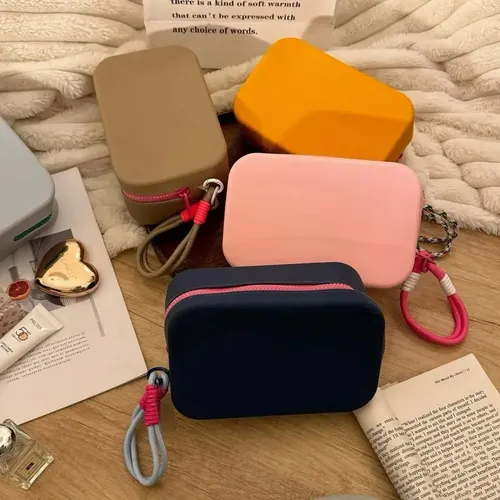 Ll Bolsa De Silicona For Guardar Brochas De Maquillaje
