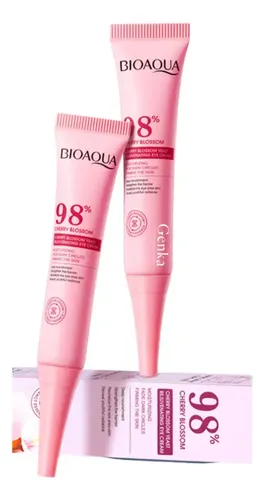 Contorno De Ojos Renovadora Con Flor De Cerezo 20g Bioaqua Todo Tipo De Piel Día/noche
