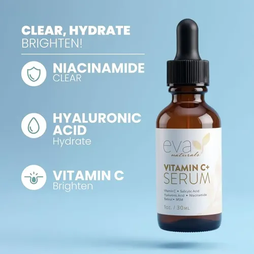 Serum Facial Vitamina C Retinol Ácido Hialurónico 30 Ml