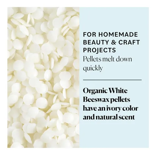 Cera De Abejas Blanca Orgánica Sky Organics Para Cosméticos