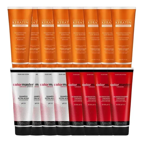 Kit Reventa Fidelite Shampoo Y Acond Keratina Y Acido X230ml