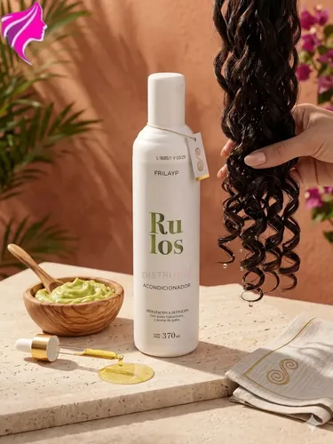 Acondicionador Rulos Frilayp X370ml Hidratacion Brillo