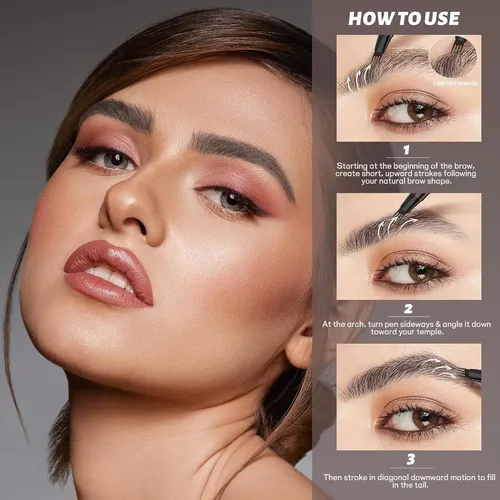 Lápices De Cejas Microblading Veganos Espoce Makeup Pack 2