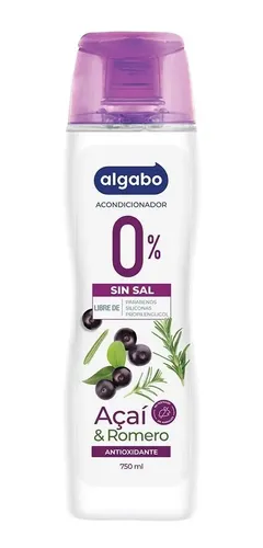 Acondicionador Sin Sal Acaí Y Romero 750ml Algabo