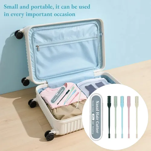 Cortador Vello Nasal Manual 360° Doble Punta 5 U