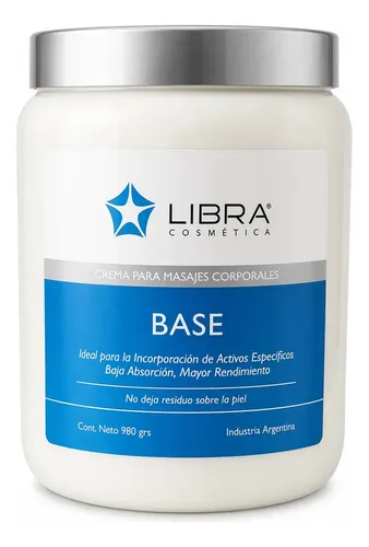 Crema Base Para Masajes Corporales X 980 Gr Libra