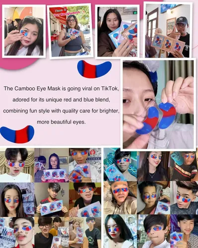 Parches De Gel Camboo Para Debajo De Los Ojos, 12 Pares