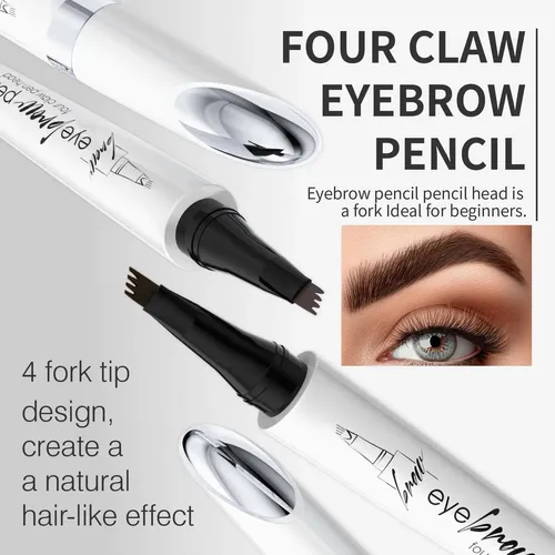 Lápiz De Cejas Microblading 3d Con Aplicador Impermeable