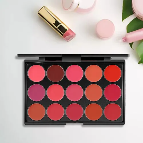 Paleta De Labios 15 Brillos De Labios Hidratantes Estilo A