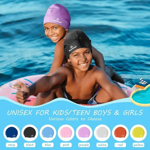 Gorro De Natación Para Niños, Extra Grande, Pack X 2
