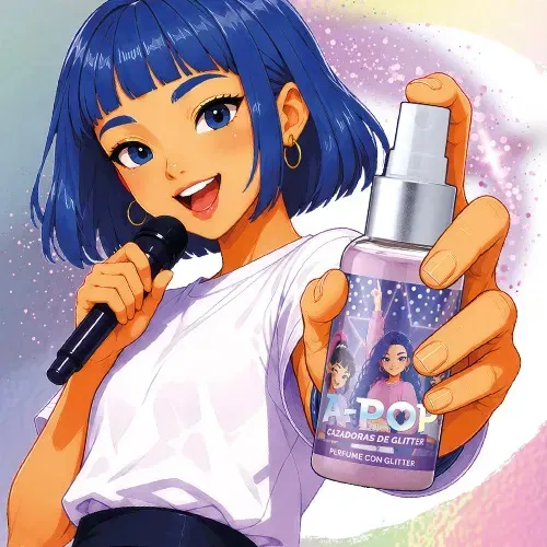Set A Pop Cazadoras De Glitter Perfume, Gel Y Desmaquillante