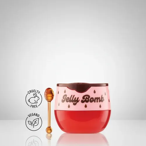 Brillo De Labios Jelly Bomb Hidratante Vegana Frutilla