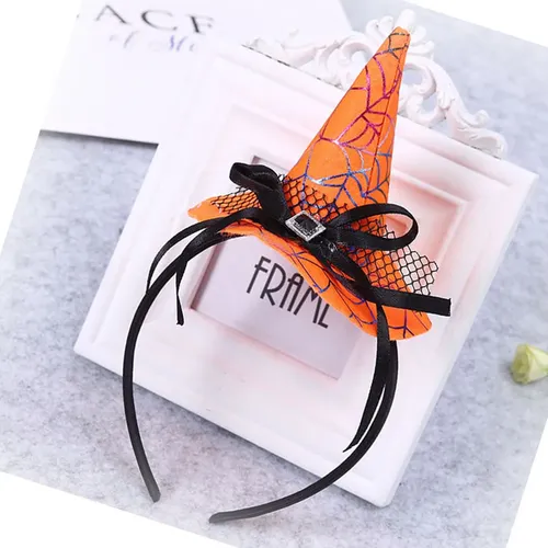 Diadema Divertida Con Forma De Pelo De Araña, Accesorios Par