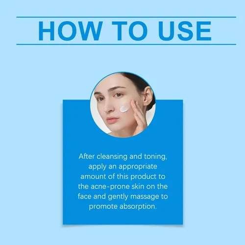 Crema De Cuidado Facial Amz, Suave Y Nutritiva Para El Acné