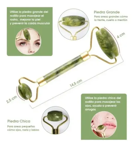 Rodillo Masajeador y Máscara Hidratante Facial Acf By Dadatina Día Noche