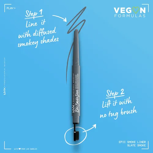 Nyx Epic Smoke Liner Vegano Slate Smoke 1 U