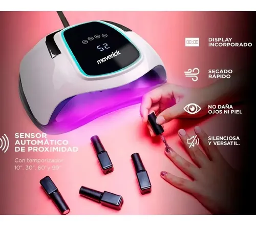 Cabina Led Uv Maverick Torno Uñas Manicura Profesional Kit