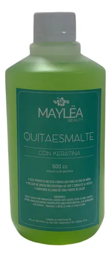 Quitaesmalte Con Keratina Maylea 500cc