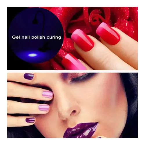 Lámpara Uv Led Flexible Para Uñas Manicura Y Pedicura 8267