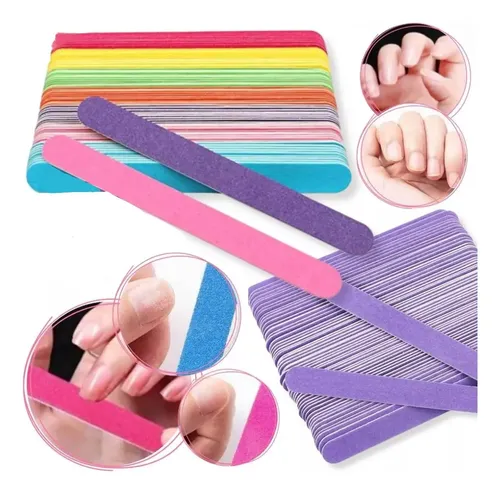 12 Limas Ultra Fina Para Press On Descartable Nail Manicuria