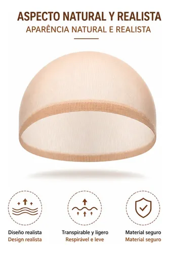 Gorro Calvo De Látex Elástico Para Disfraces Cosplay Fiesta