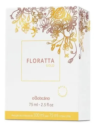 Colonia Floratta Gold O Boticário para mujer, 75 ml